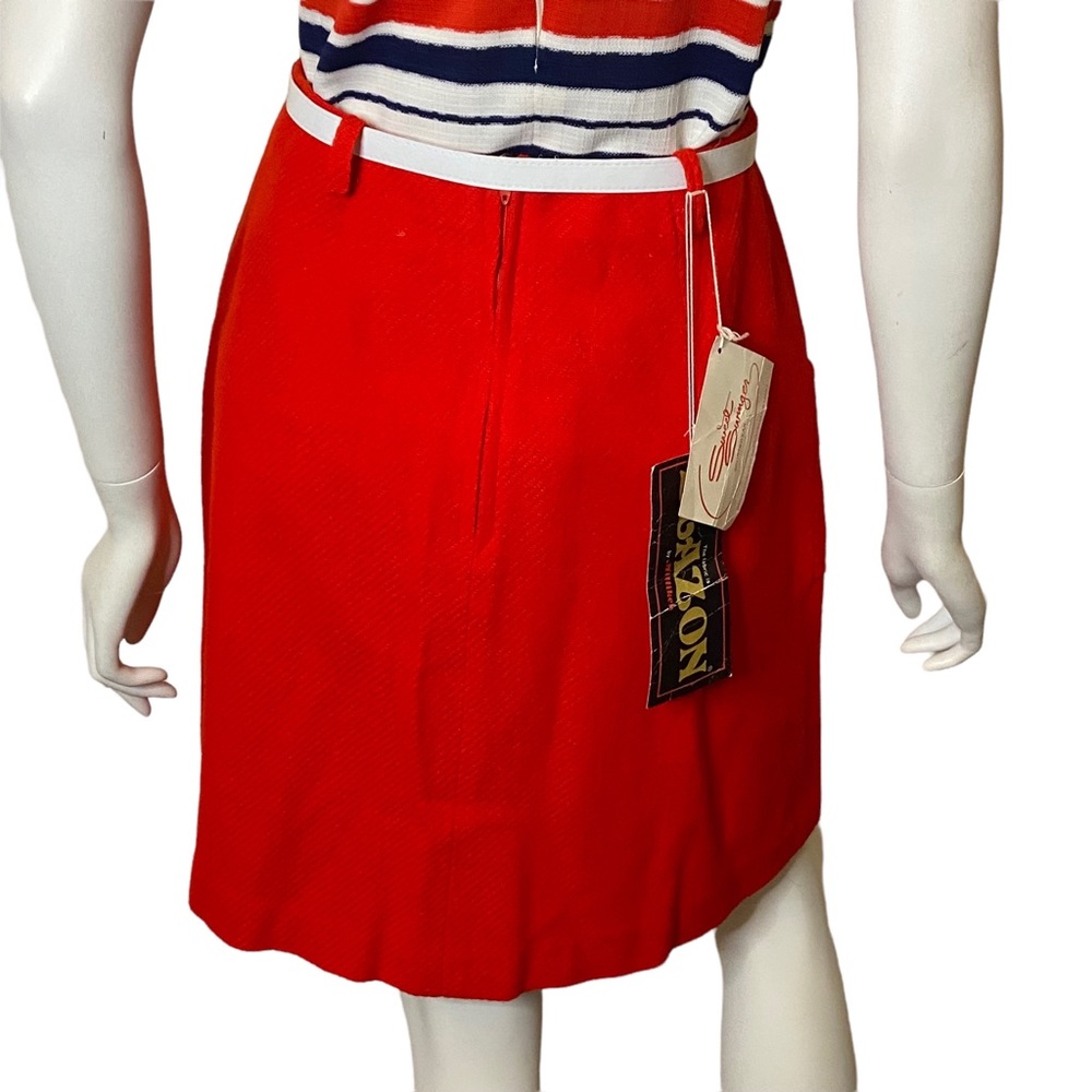 Vintage 60s/70s Golf Skirt by SWEET SWINGER New Old Stock Size M - Picture 4 of 12